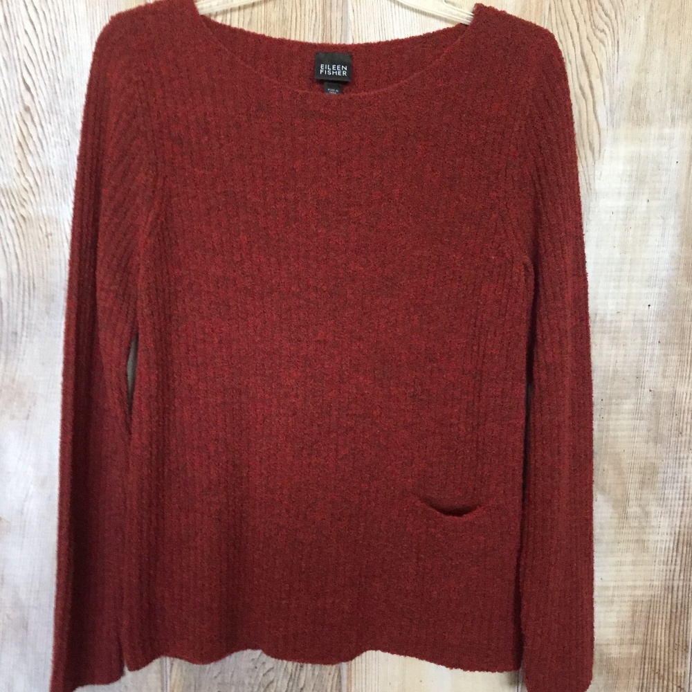 Eileen Fisher Sweater Boucle Long Sleeve